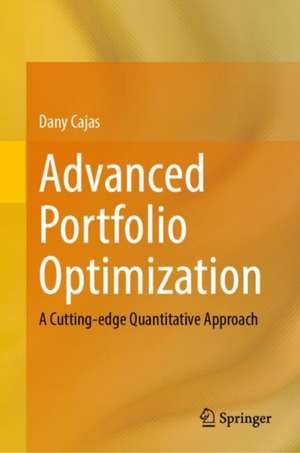 Advanced Portfolio Optimization de Dany Cajas