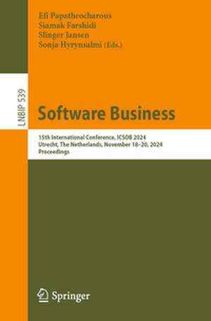 Software Business de Efi Papatheocharous