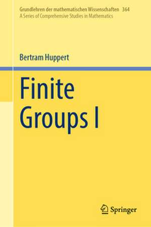 Finite Groups I de Bertram Huppert