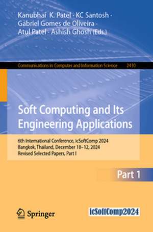 Soft Computing and Its Engineering Applications de Kanubhai K. Patel