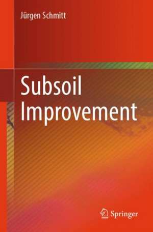Subsoil Improvement de Jürgen Schmitt