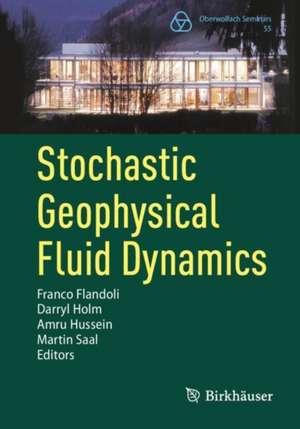 Stochastic Geophysical Fluid Dynamics de Franco Flandoli
