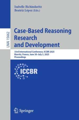 Case-Based Reasoning Research and Development de Isabelle Bichindaritz