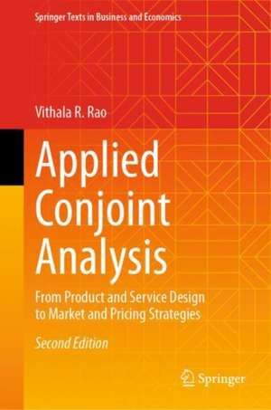 Applied Conjoint Analysis de Vithala R. Rao