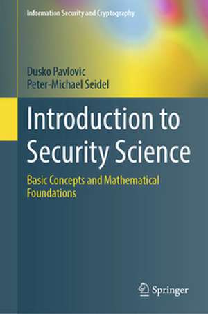 Introduction to Security Science de Dusko Pavlovic
