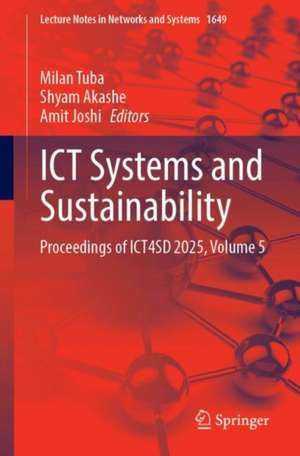 ICT Systems and Sustainability de Milan Tuba