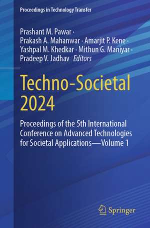 Techno-Societal 2024 de Amarjit P. Kene