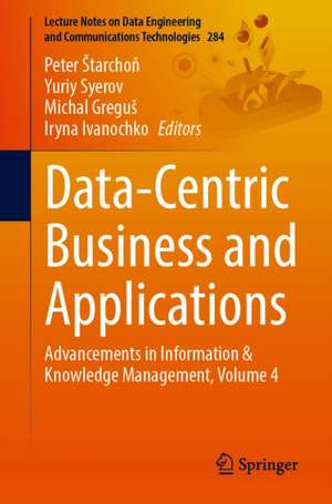 Data-Centric Business and Applications de Peter Starchon