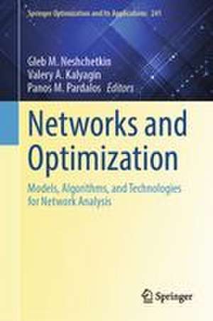 Networks and Optimization de Gleb M. Neshchetkin
