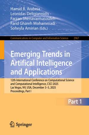 Emerging Trends in Artificial Intelligence and Applications de Farid Ghareh Mohammadi