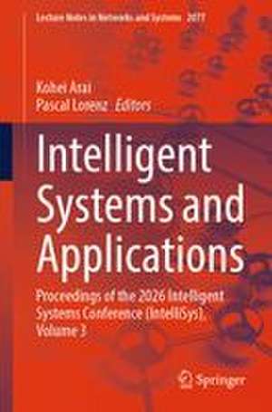 Intelligent Systems and Applications de Kohei Arai