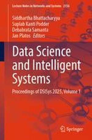 Data Science and Intelligent Systems de Debabrata Samanta