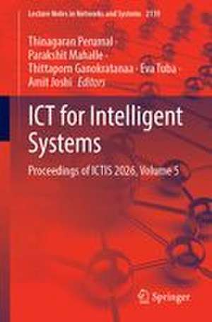 ICT for Intelligent Systems de Amit Joshi