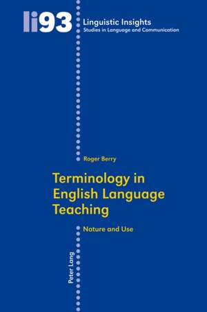 Terminology in English Language Teaching