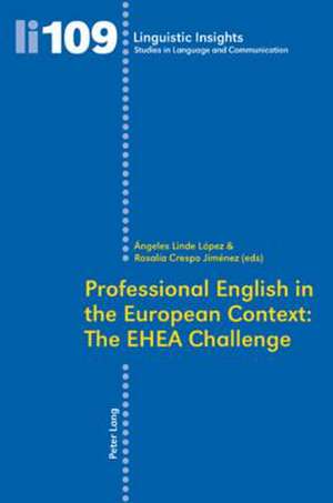 Professional English in the European Context: The Ehea Challenge de Ángeles Linde López