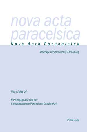 Nova ACTA Paracelsica