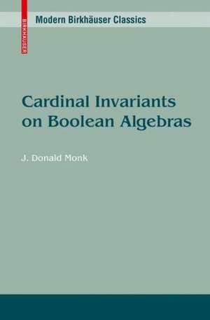 Cardinal Invariants on Boolean Algebras de J. Donald Monk