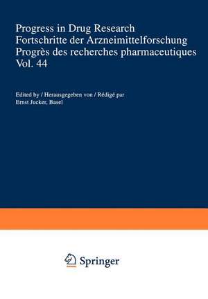 Progress in Drug Research / Fortschritte der Arzneimittelforschung / Progrès des recherches pharmaceutiques de George deStevens