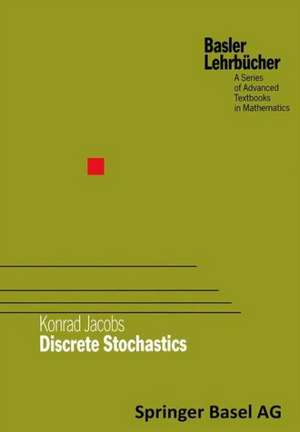 Discrete Stochastics de Konrad Jacobs