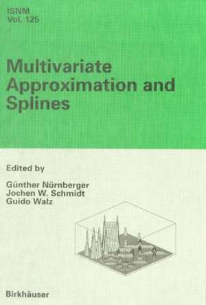 Multivariate Approximation and Splines de Günther Nürnberger