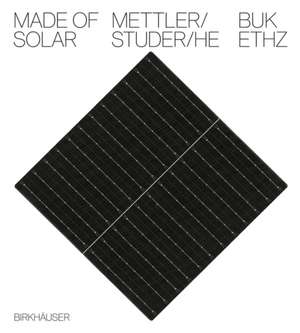 Made of Solar (English language edition) de Daniel Mettler