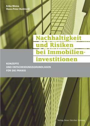 Nachhaltigkeit und Risiken bei Immobilieninvestitionen de Erika Meins