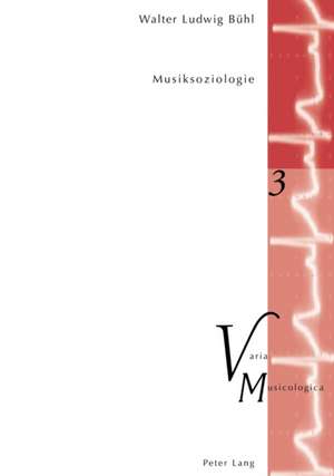 Musiksoziologie de Walter Ludwig Bühl