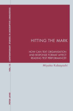 Hitting the Mark de Miyoko Kobayashi