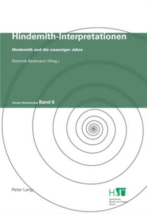 Hindemith-Interpretationen de Dominik Sackmann