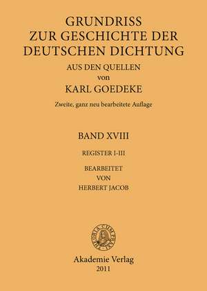 Register I-III de Karl Goedeke