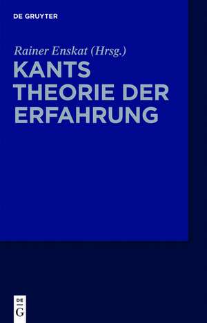 Kants Theorie der Erfahrung de Rainer Enskat