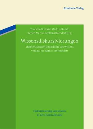 Natur – Religion – Medien: Transformationen frühneuzeitlichen Wissens de Thorsten Burkard