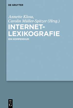 Internetlexikografie de Annette Klosa