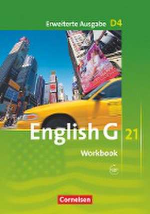 English G 21. Erweiterte Ausgabe D 4. Workbook mit Audios online de Jennifer Seidl