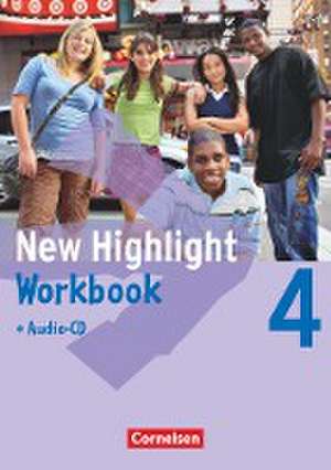 New Highlight 4: 8. Schuljahr. Workbook mit Text-CD de Gwen Berwick