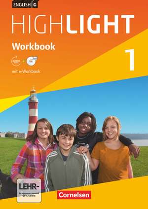 English G Highlight 01: 5. Schuljahr. Workbook mit CD-ROM (e-Workbook) und Audios online. Hauptschule de Gwen Berwick