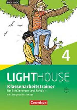 English G LIGHTHOUSE 04: 8. Schuljahr. Klassenarbeitstrainer mit Lösungen und Audios online de Bärbel Schweitzer