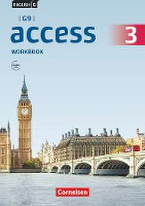 English G Access - G9 - Band 3: 7. Schuljahr - Workbook mit Audios online de Jennifer Seidl