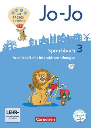 Jo-Jo Sprachbuch 3. Schuljahr - Allgemeine Ausgabe - Arbeitsheft de Frido Brunold