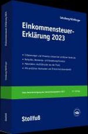 Einkommensteuer-Erklärung 2023 de Martin Schalburg