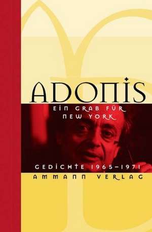 Ein Grab für New York de Adonis