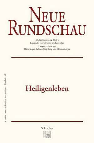 Neue Rundschau 2005/4 de Hans Jürgen Balmes