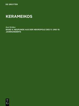 Neufunde aus der Nekropole des 11. und 10. Jahrhunderts de Karl Kübler