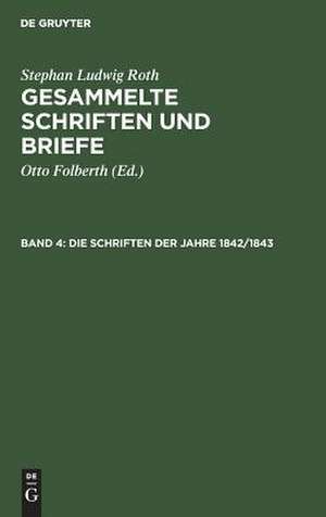 Die Schriften der Jahre 1842/1843