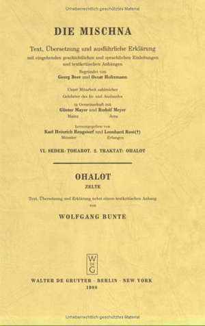 Ohalot (Zelte) de Wolfgang Bunte