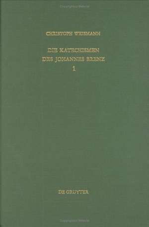 Die Entstehungs-, Text- und Wirkungsgeschichte de Christoph Weismann