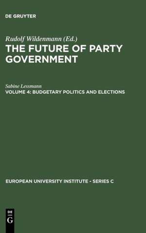 Budgetary Politics and Elections: An Investigation of Public Expenditures in West Germany de Sabine Lessmann