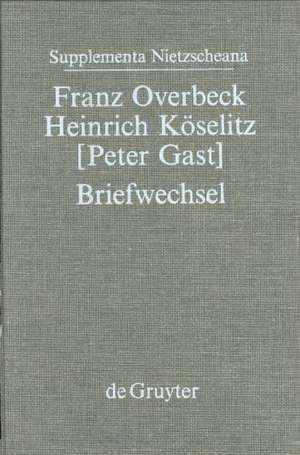 Briefwechsel de Franz Overbeck