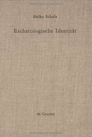 Eschatologische Identität: Eine Untersuchung über das Verhältnis von Vorsehung, Schicksal und Zufall bei Sören Kierkegaard de Heiko Schulz