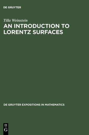 An Introduction to Lorentz Surfaces de Tilla Weinstein